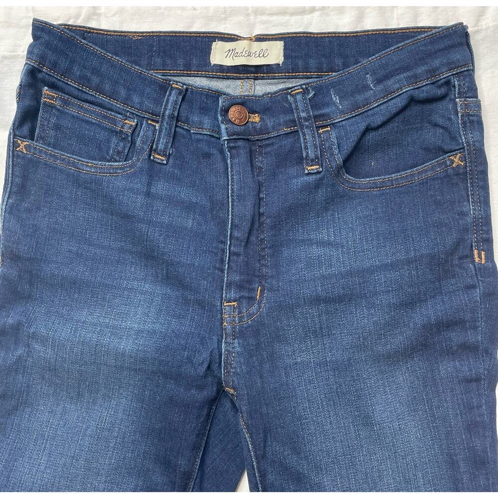 Madewell 9" Mid Rise Skinny Jeans Size 27 Women's Cotton Slim Fit Stretchy - Picture 3 of 8